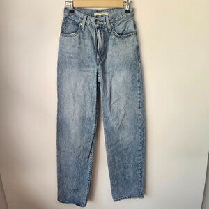 Levi’s 94 Baggy Jeans Women’s W24 L31 High Rise Relaxed Fit Blue Denim
